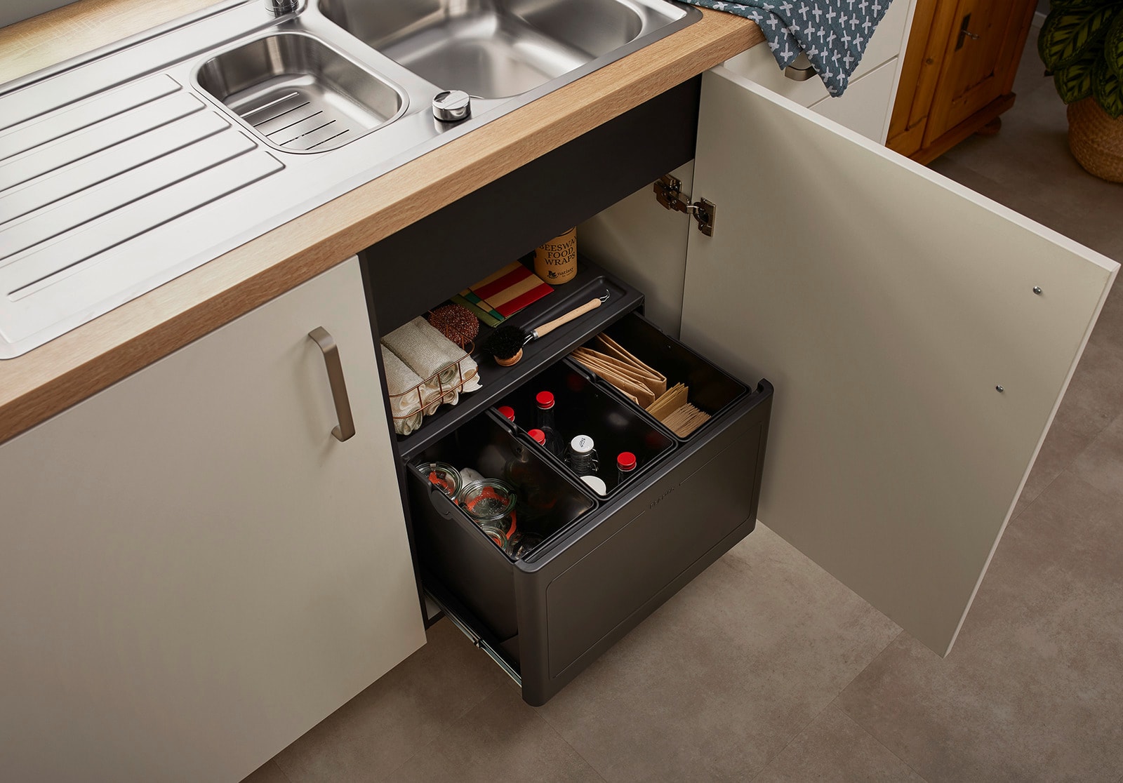 517470-Blanco Botton Pro 60/3 Otomatik Atık Saklama Kabı