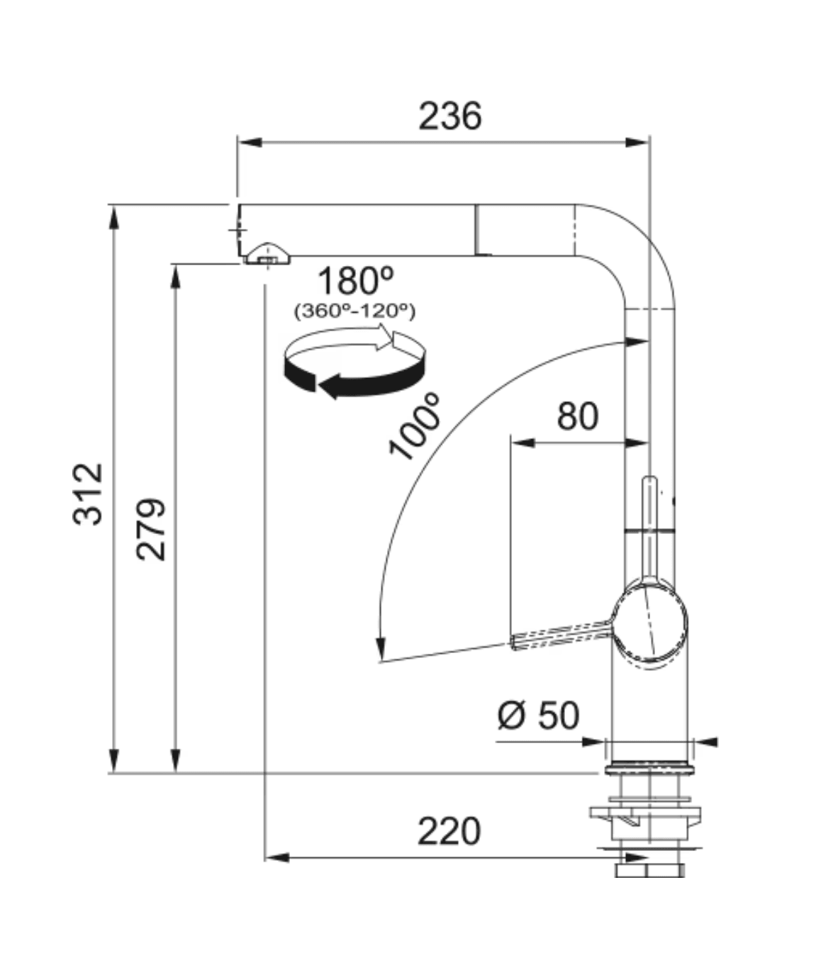 115.0663.801-Franke Active Plus Doccia 2.0 Krom Spiralli Armatür
