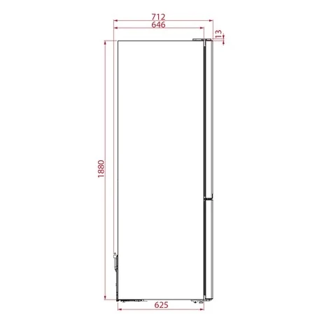 113400026-Teka RBF 78725 GWH EU Beyaz Buzdolabı