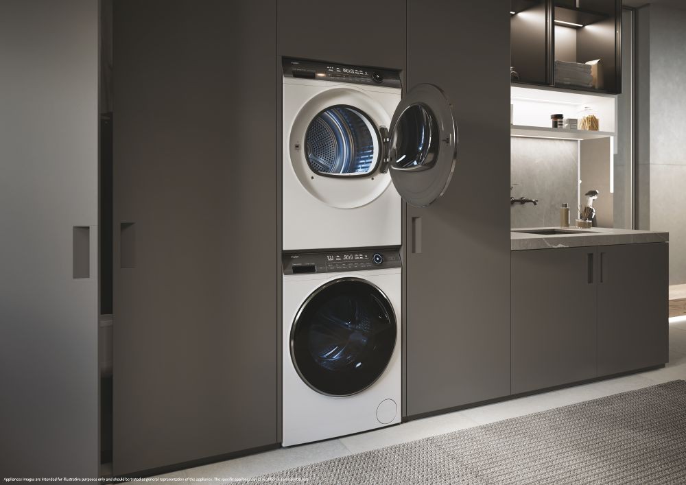 31102660-Haier HD90-A3Q979U1-S 9 Kg Isı Pompalı Kurutma Makinası