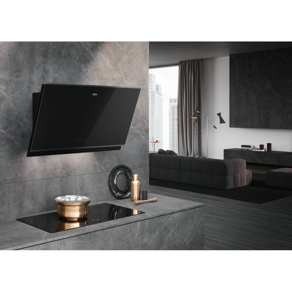 330.0705.065-Franke Mythos Pro K-LINK FMY PRO 907 FM BK/BK MATT KL Siyah Duvar Tipi