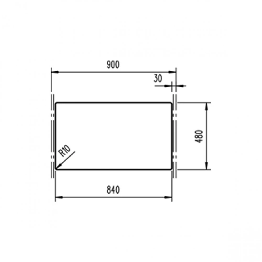 115260005-Teka Stone 90 B-Tg White Granit Eviye