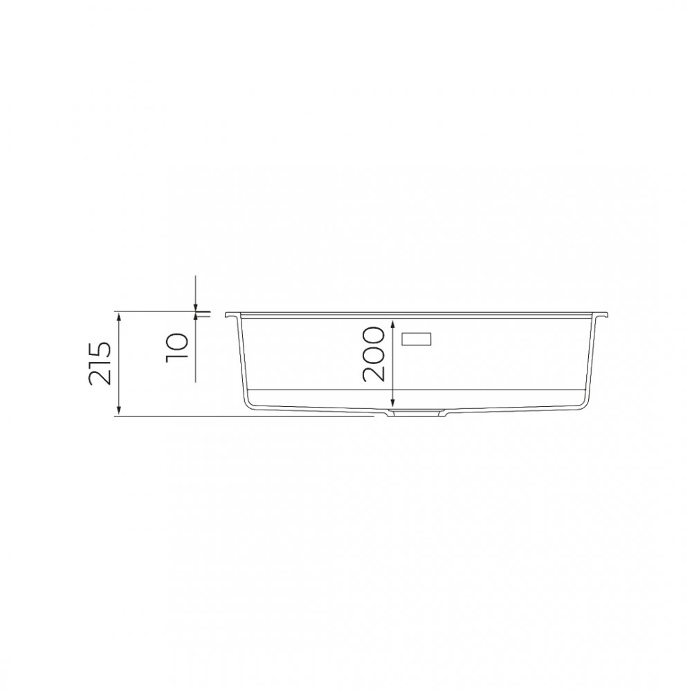115230057-Teka NOVA 80 WS-TG Siyah Granit Evye