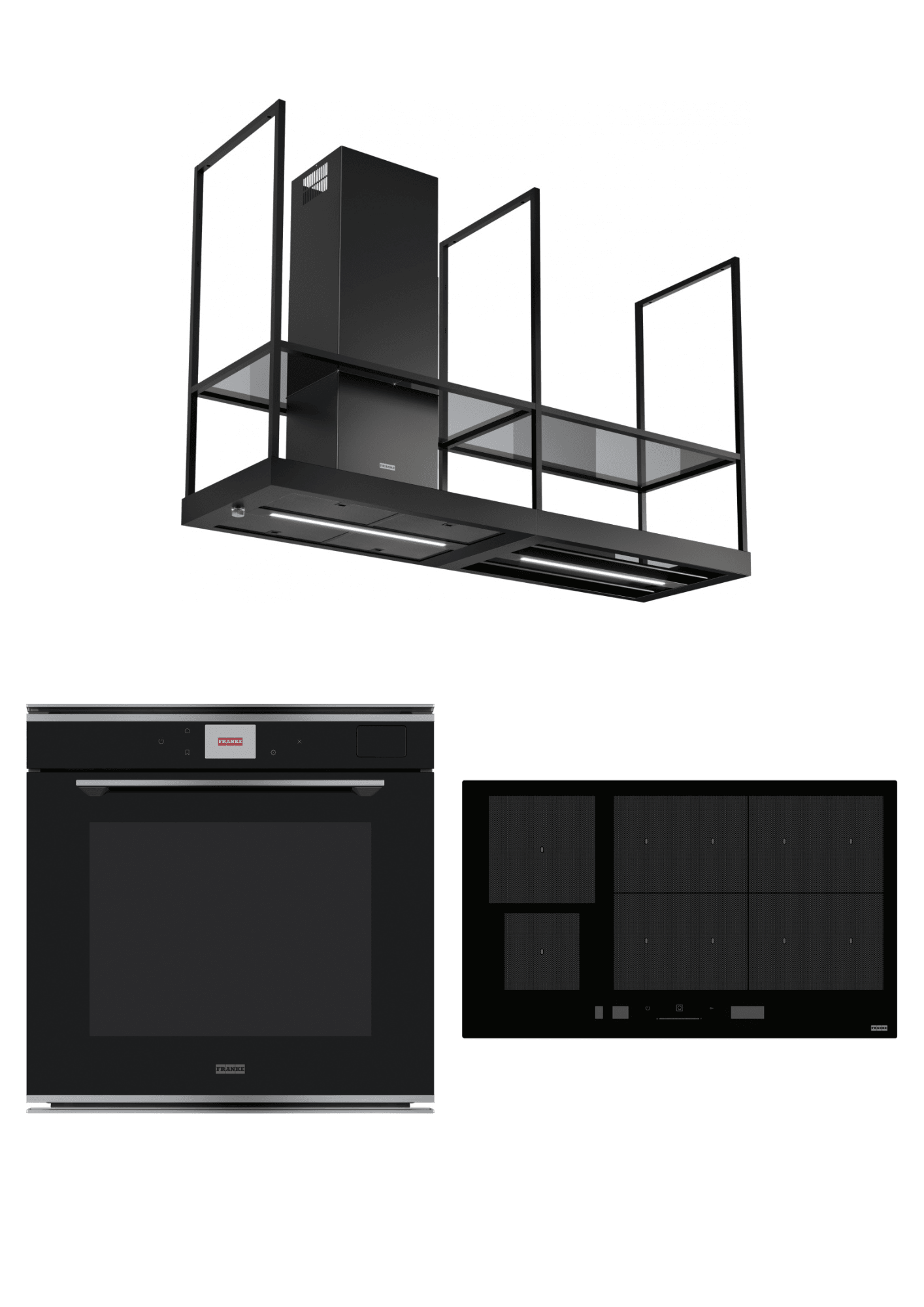 Franke Mythos Steam Inox 3'Lü Ankastre Set