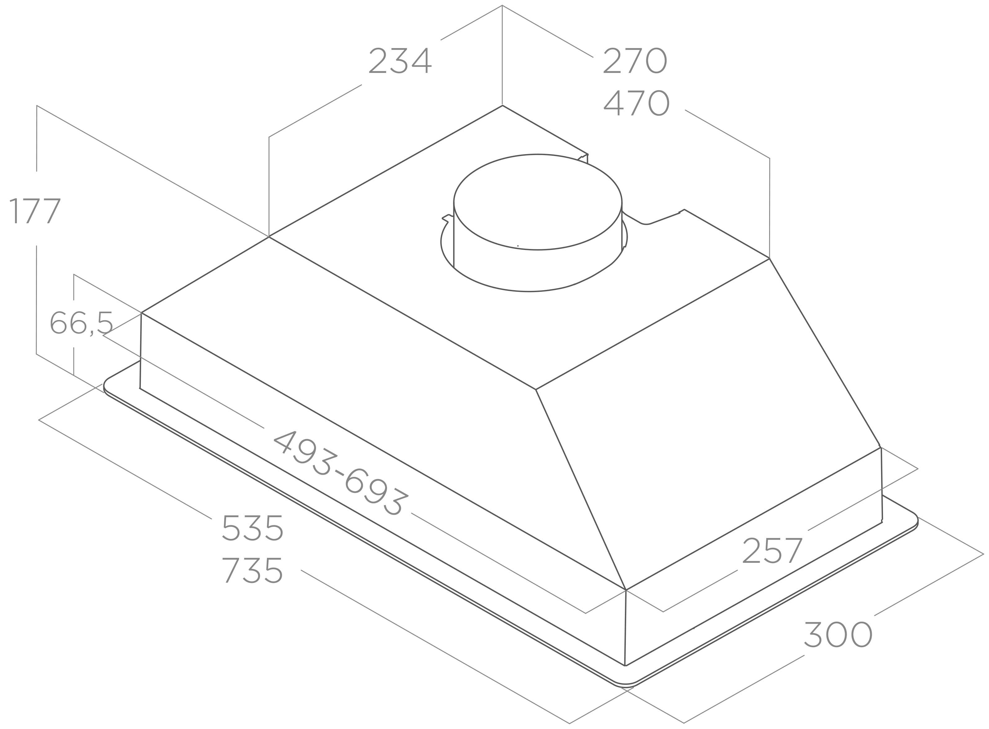 PRF0142716-Elica ERA C WH/A/52 Box Beyaz Aspiratör