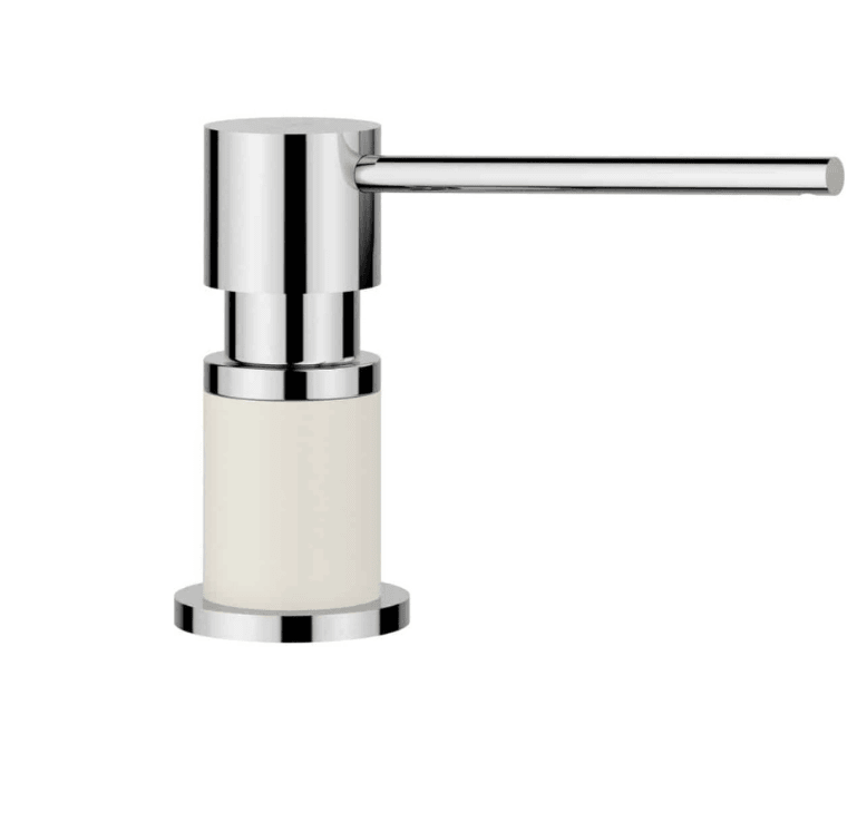 526955-Blanco Lato Soft Beyaz/Krom Sıvı Sabunluk