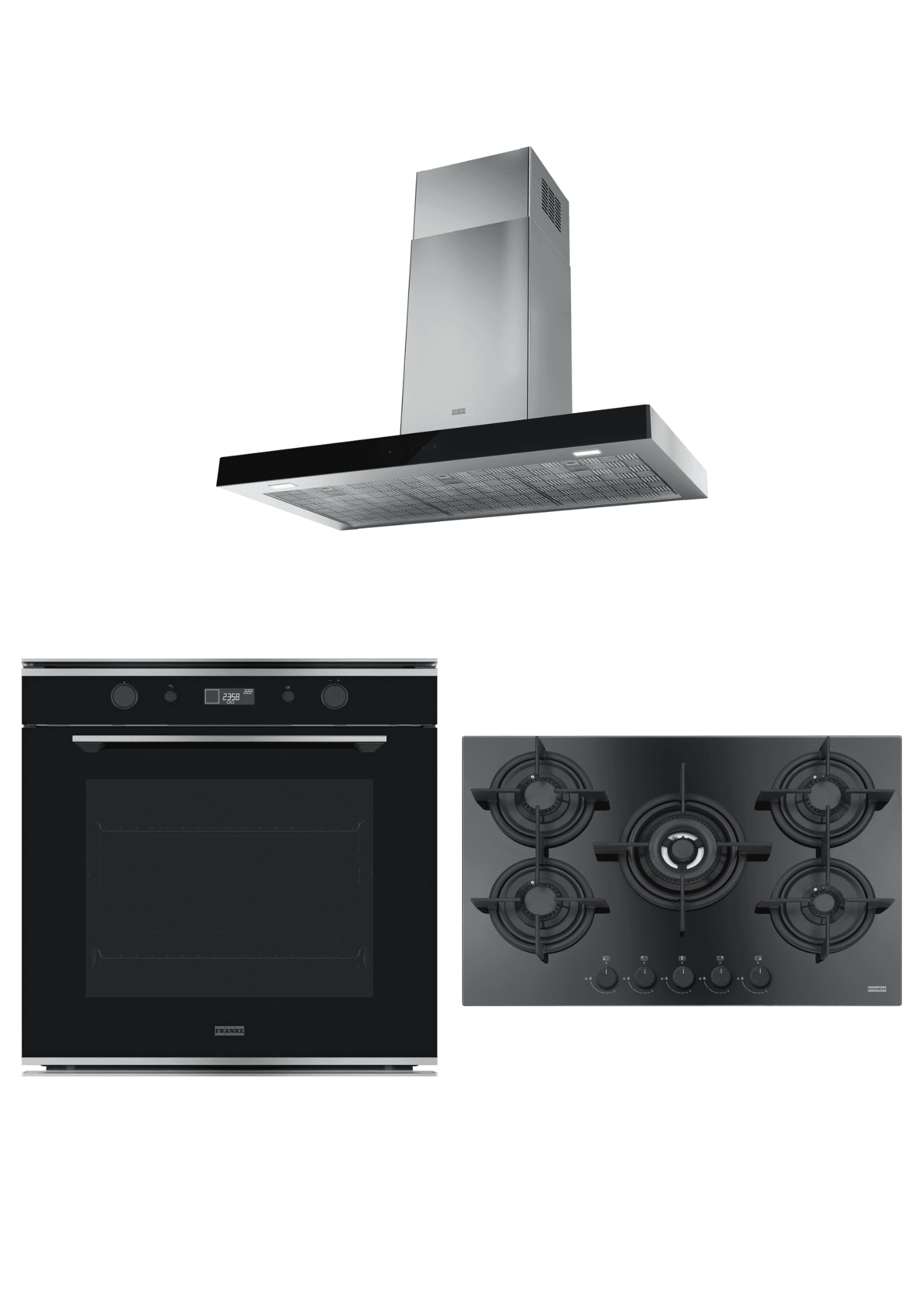 Franke Mythos Pyrolytıc Inox 3'Lü Ankastre Set