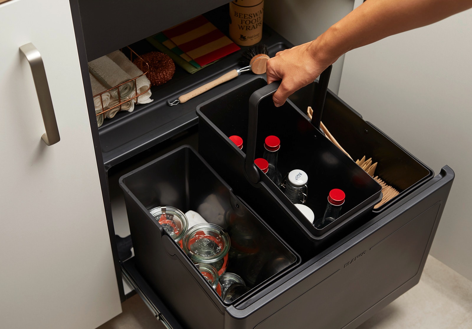 517470-Blanco Botton Pro 60/3 Otomatik Atık Saklama Kabı