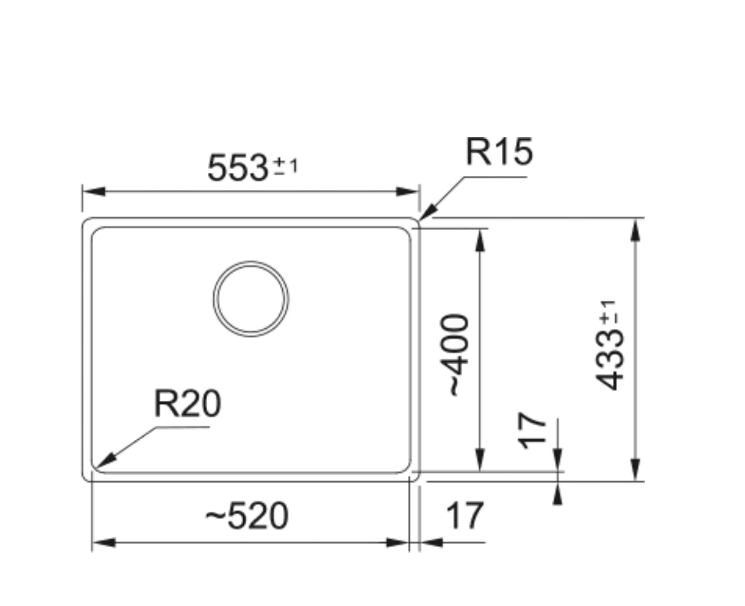 125.0688.489-Franke Maris Mrg 110-52 Avena Granit Eviye