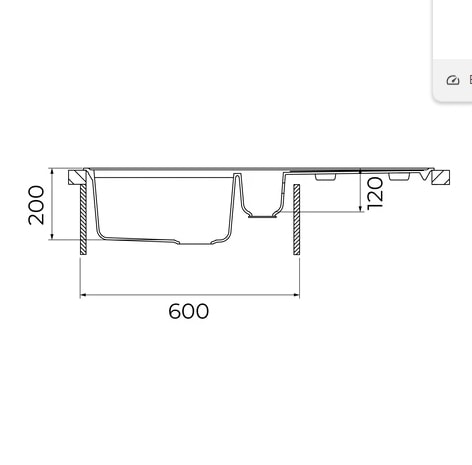 115380001-Teka CLIFF 60 B-TQ Siyah Granit Eviye