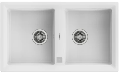 115260005-Teka Stone 90 B-Tg White Granit Eviye