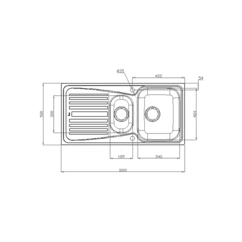 40109784-Teka INFANT 60 1½B 1D Sol Çelik Eviye