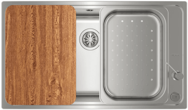 12127001-Teka BAHIA 1B PLUS Çelik Eviye