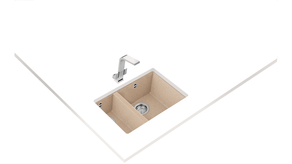 115260031-Teka Square 560 Tg Avena Beige Granit Eviye