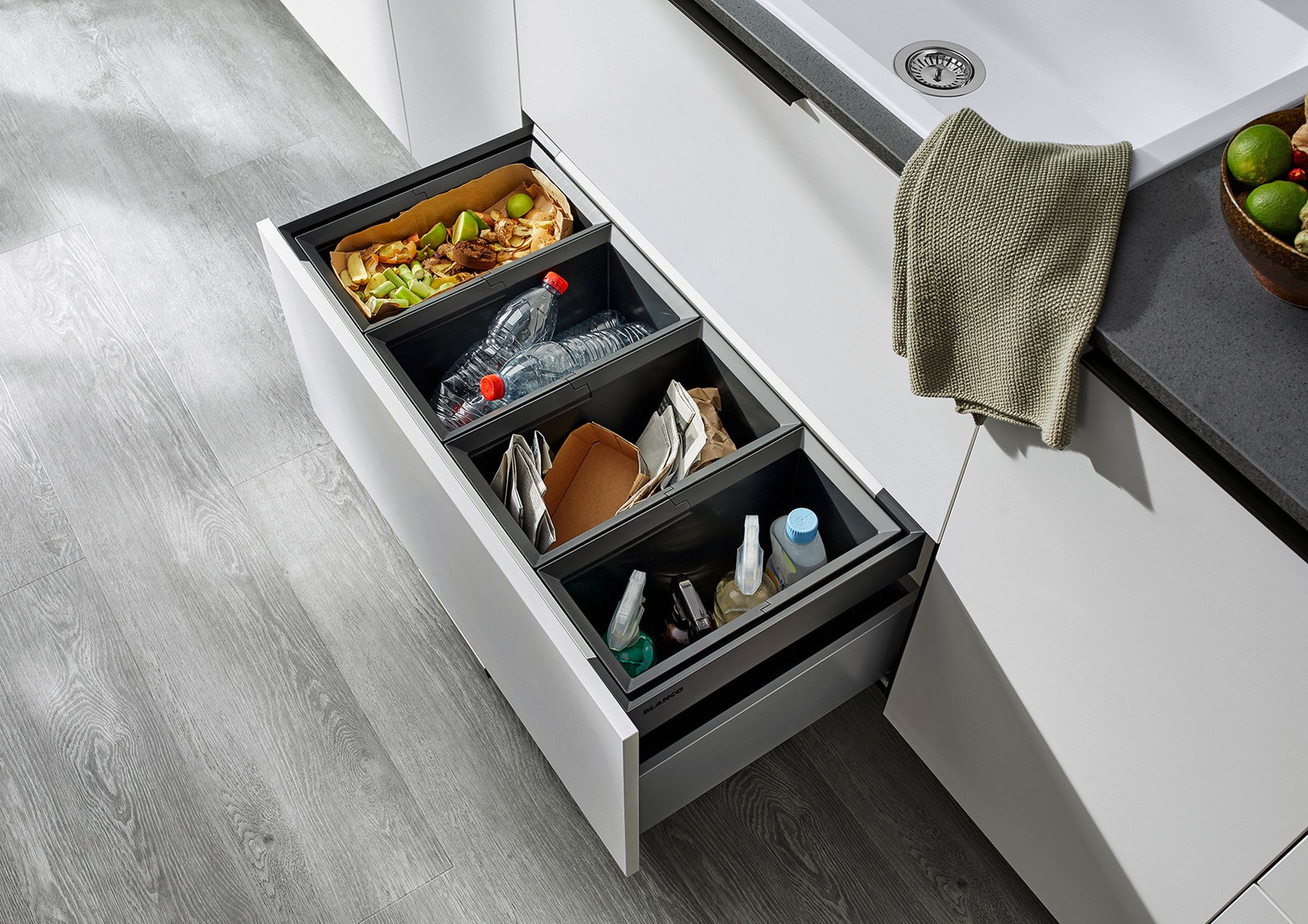 521475-Blanco Flexion II Low 90/4 Atık Saklama Kabı