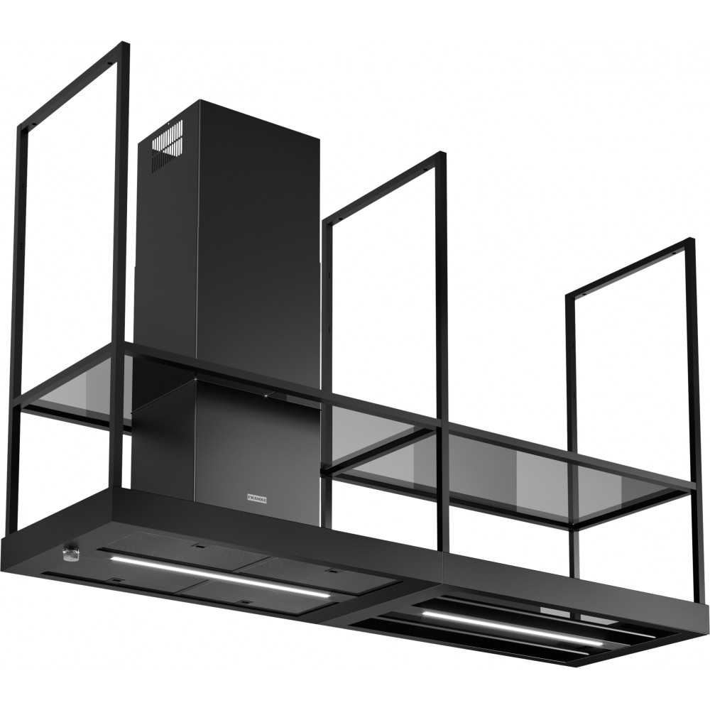 325.0678.073 Franke FMY BK MATT F180 Matt Black Ada Tipi Davlumbaz
