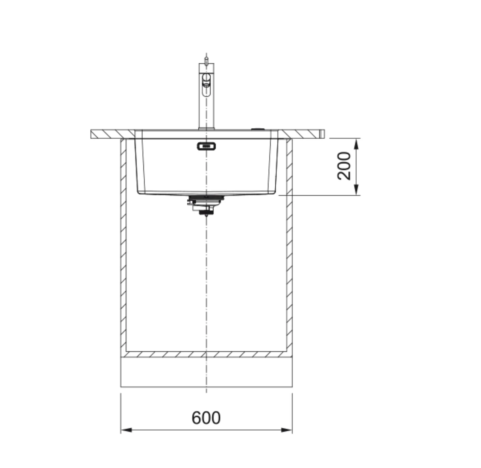 122.0654.857-Franke Mythos MYX 110-50 Çelik Eviye
