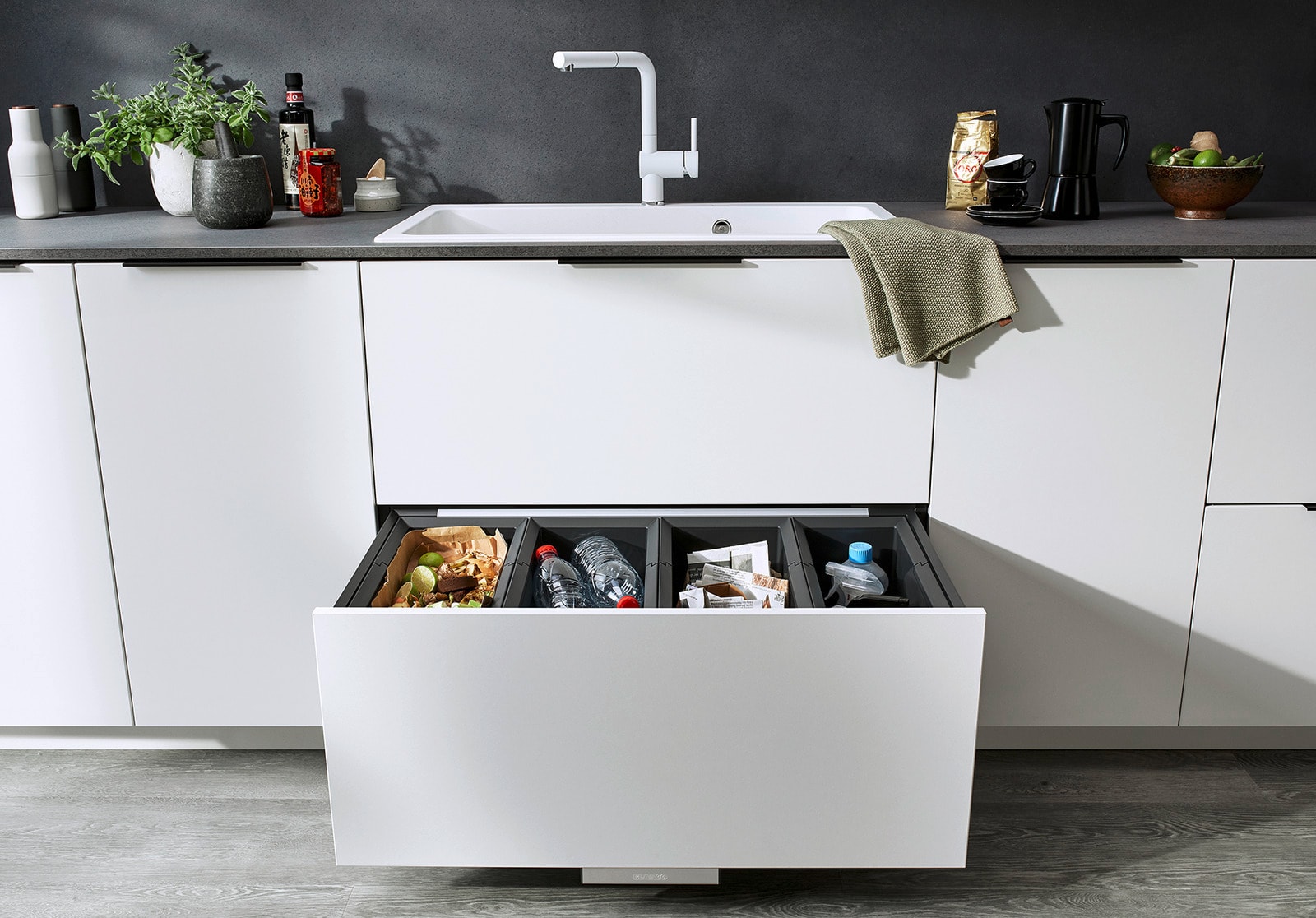 521475-Blanco Flexion II Low 90/4 Atık Saklama Kabı