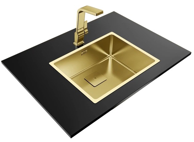 115000023-Teka Flexlinea Rs15 50.40 Brass Çelik Eviye