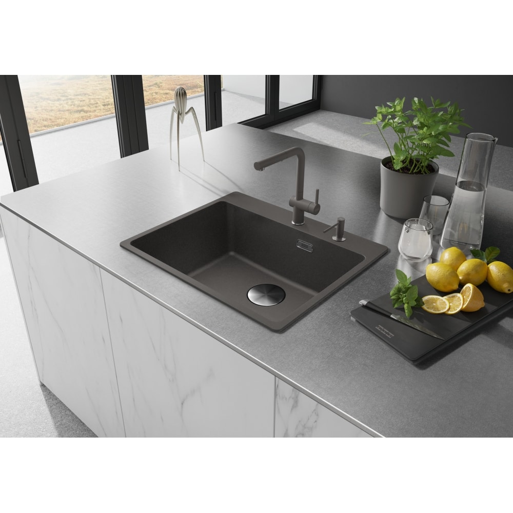 112.0726.571-Franke Slate Grey Sıvı Sabunluk