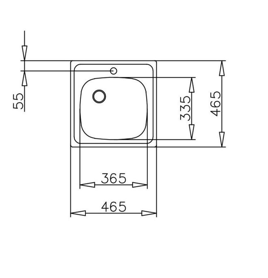 40109613-Teka E50 1B/465.465 Çelik Eviye