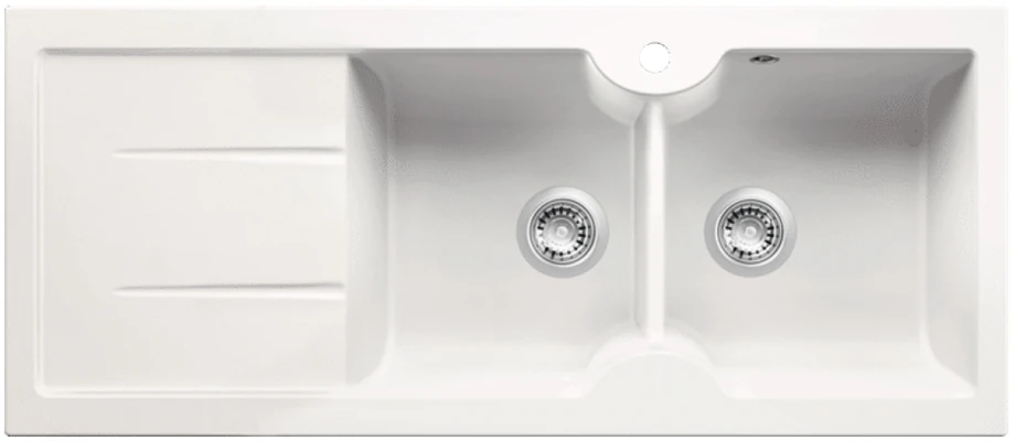 344160-Nuevo Sonas 8 S Sağ Damlalıklı Alu Gri Seramik Eviye