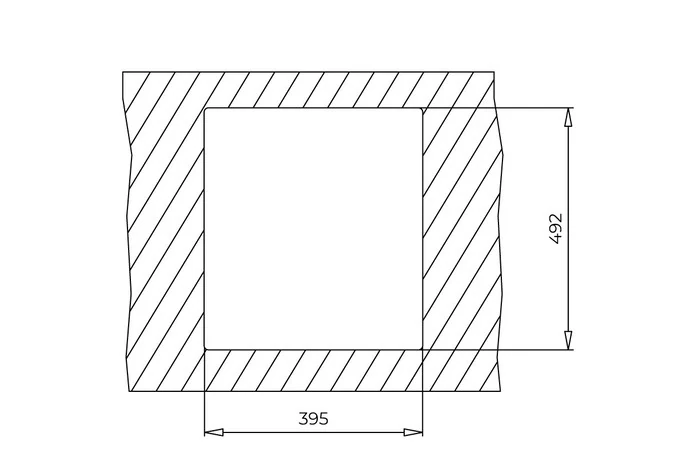 115230011-Teka FORSQUARE 34.40 Tg Stonegrey Granit Eviye