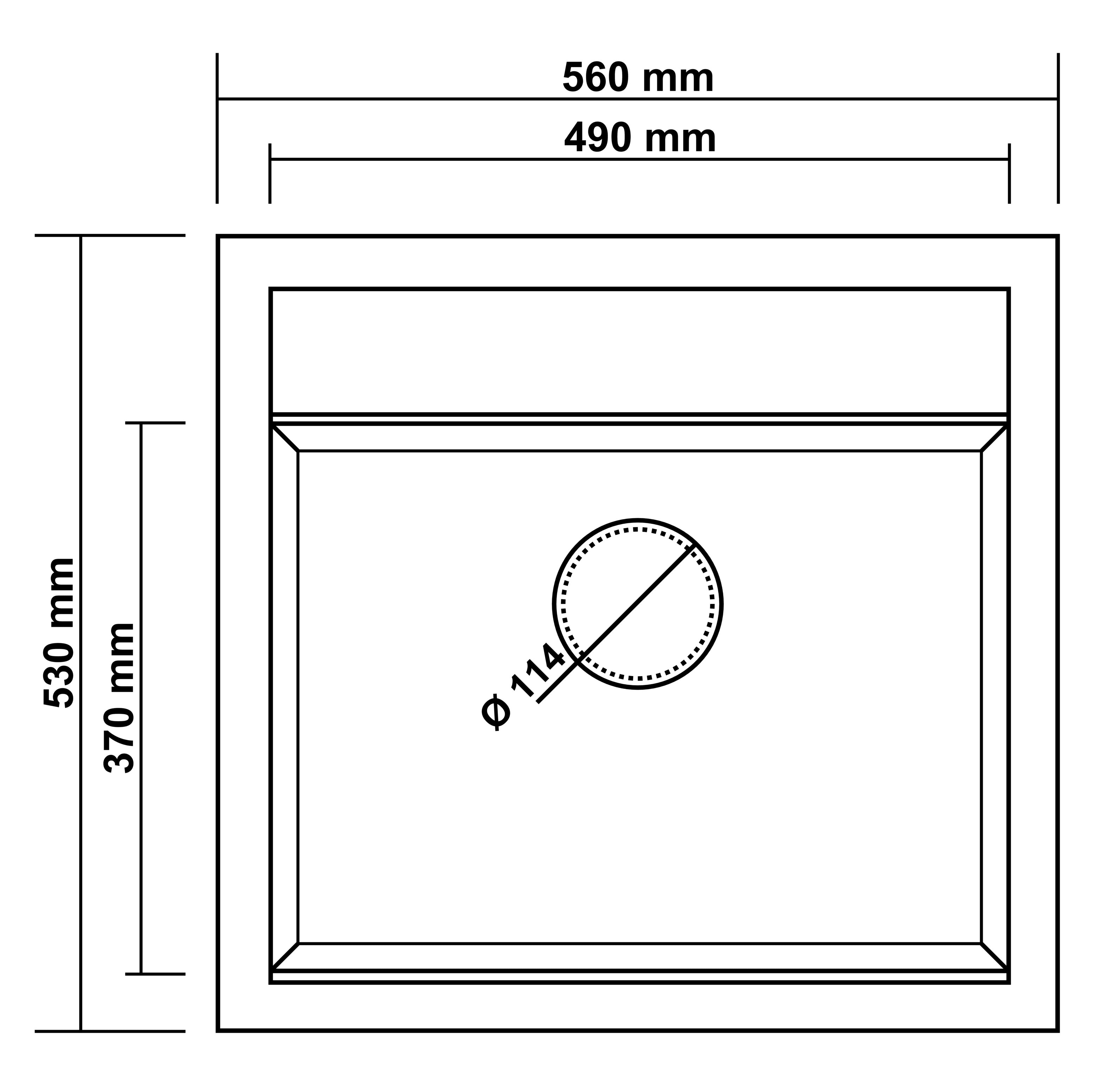 Aragonit Sh-49 Granit Eviye (Metallic Black)