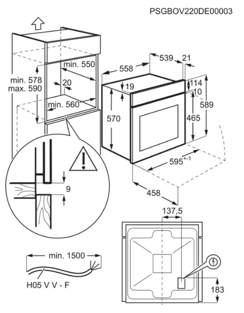 Electrolux-EOF3H50BK SurroundCook Siyah Ankastre Fırın