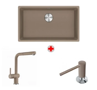 FRANKE MARIS MRG 210/110-72 OYSTER EVİYE + ACTİVE PLUS ARMATÜR + SIVI SABUNLUK KAMPANYASI