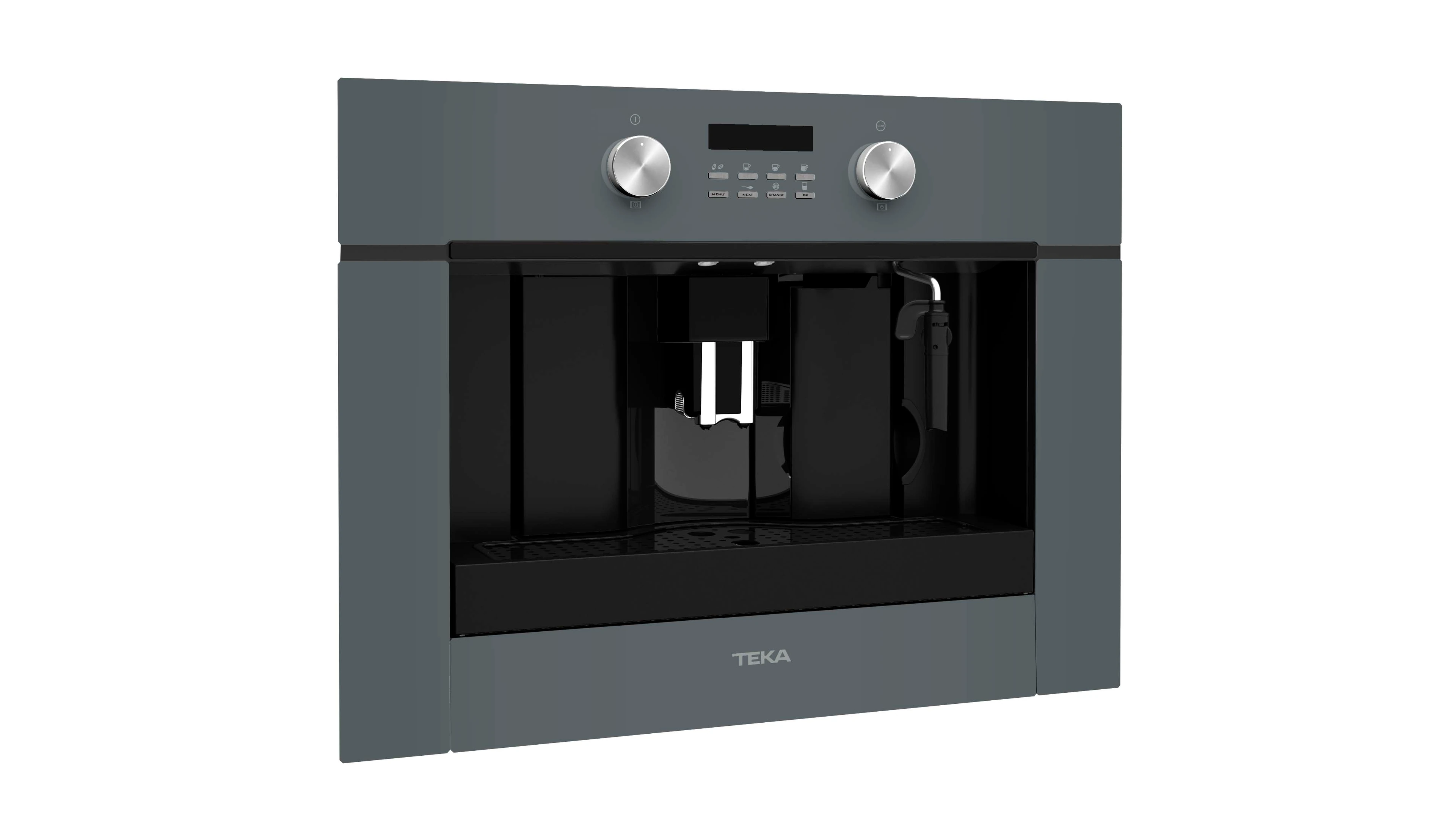 111630003-Teka CLC 855 GM ST Gri Ankastre Kahve Makinesi