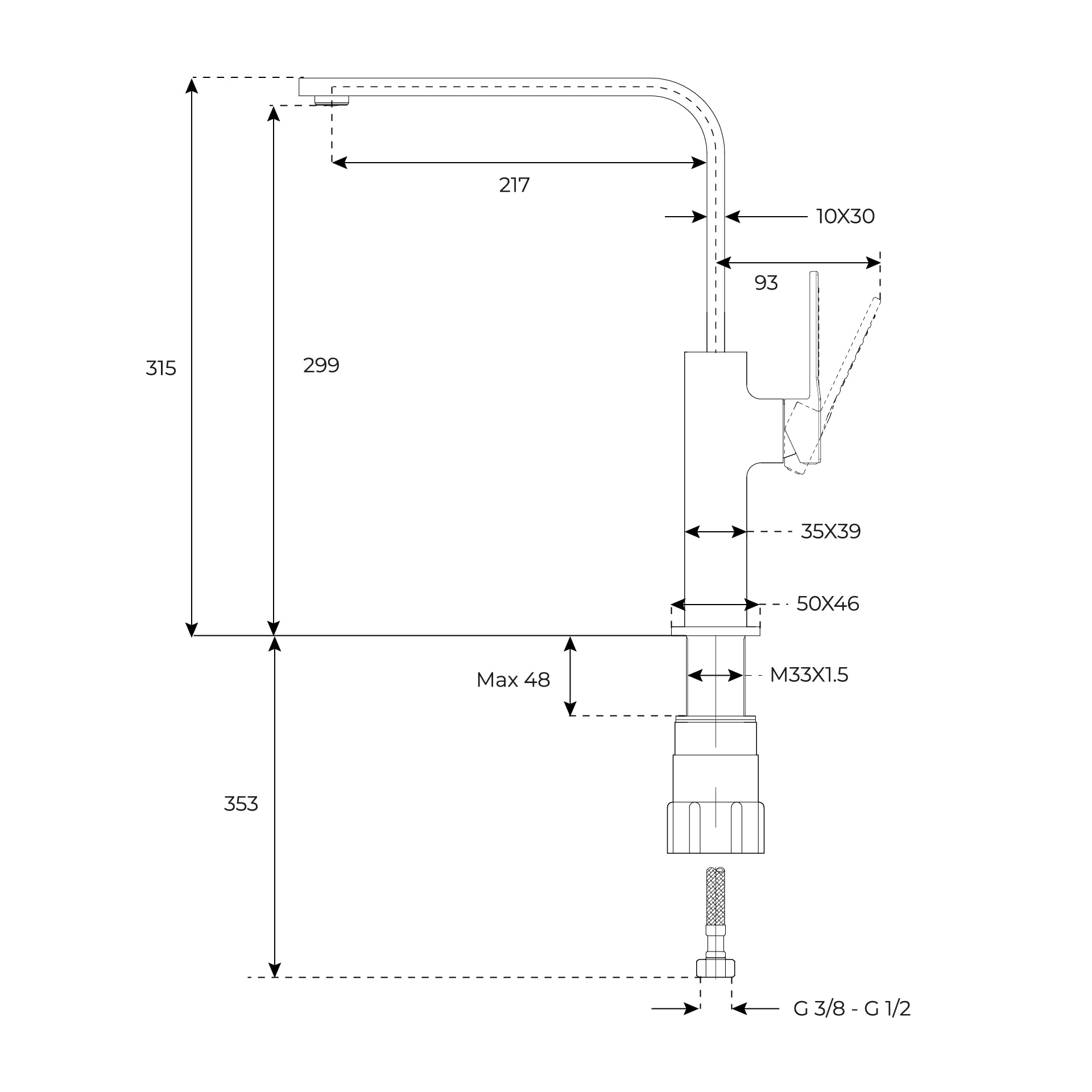 116030056-Teka Brooklyn Bky 915 Krom Armatür