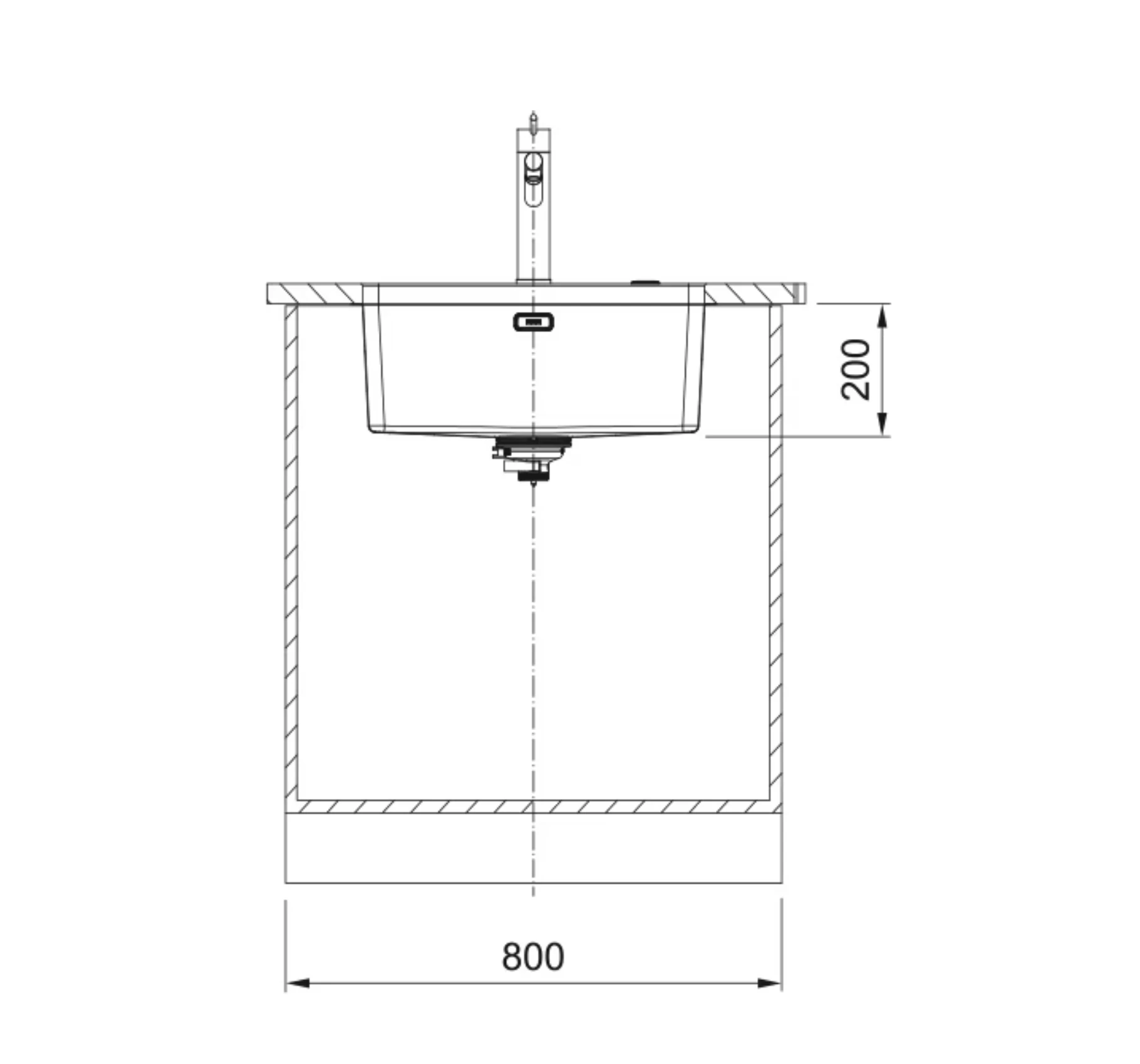 127.0655.173-Franke Mythos Myx 210-55 Çelik Eviye