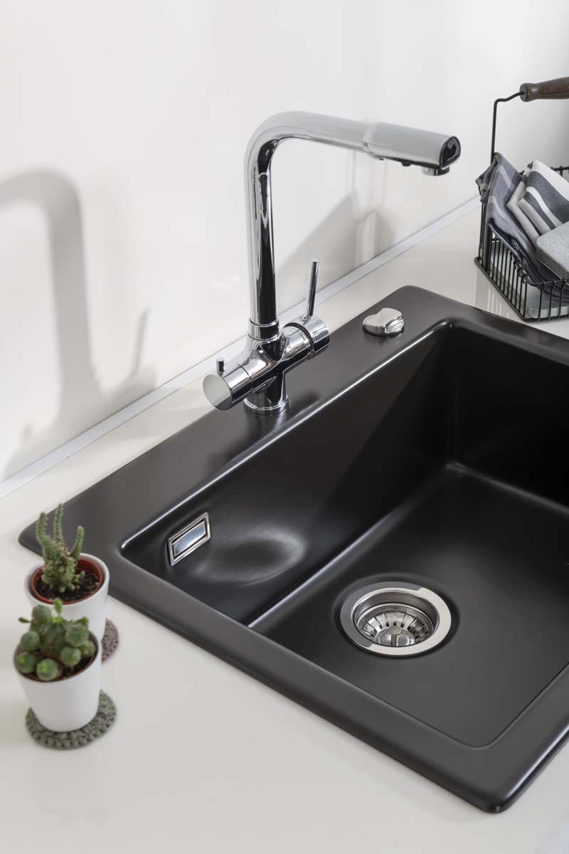 614169-Nuevo Icon 6 Basalt Seramik Eviye