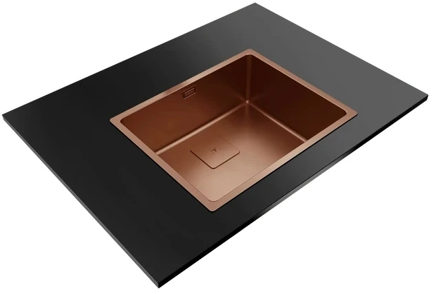 115000025-Teka LEXLINEA RS15 50.40 COPPER Çelik Eviye