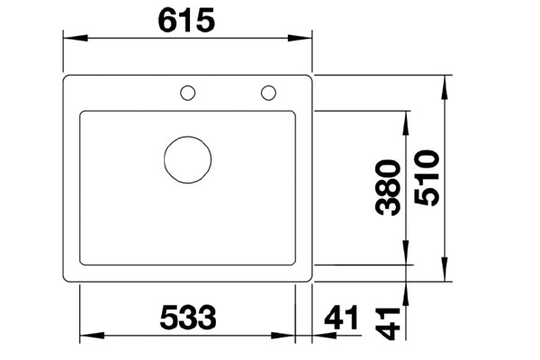 614169-Nuevo Icon 6 Basalt Seramik Eviye