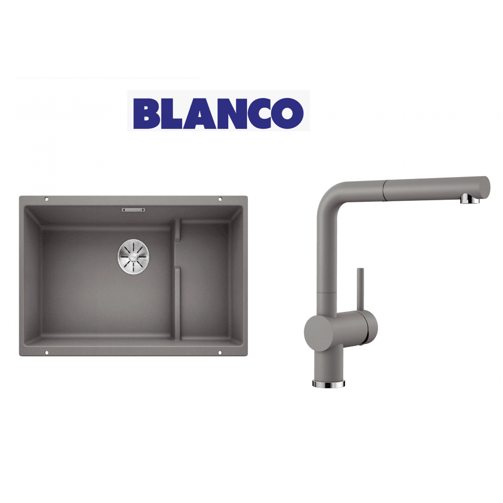 Blanco Sublıne 700-U Eviye + Lınus-S Alu Metallıc Armatür Set