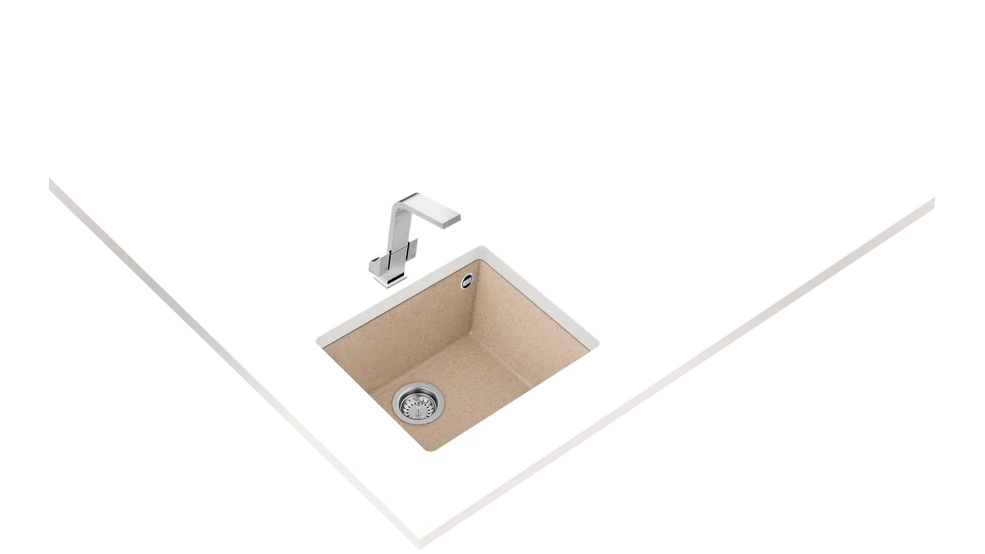 115230022-Teka Square 50.40 Tg Avena Beige Granit Eviye