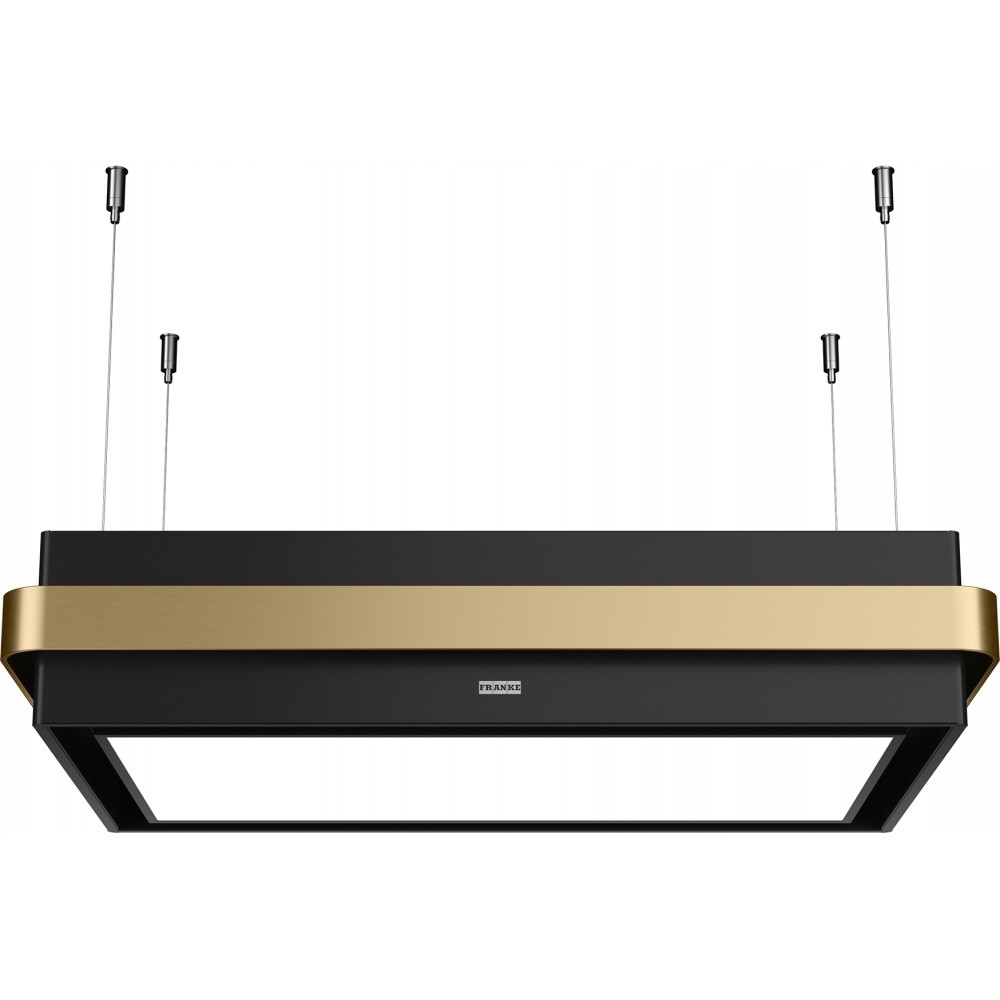345.0726.998-Franke Mythos Masterpiece FMYS BK/GD F80 KL Matt Black+Gold Ada Davlumbaz