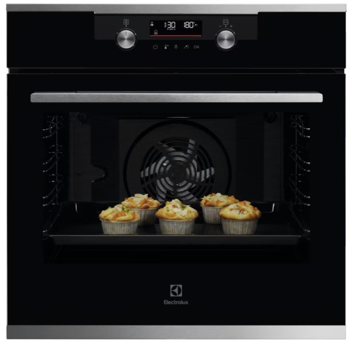 Electrolux-KODDP77WX SteamBake Siyah Ankastre Fırın