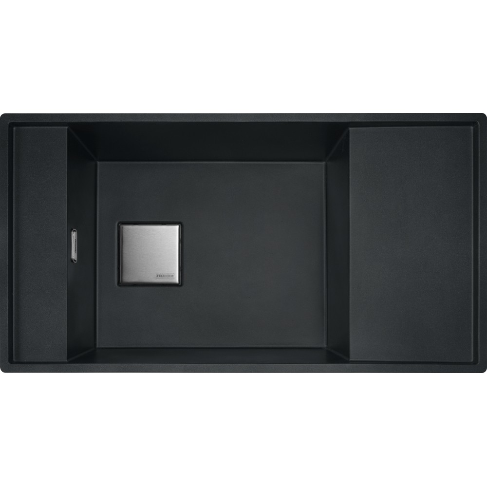 114.0656.033-Franke Fresno Fsg 611-86 Nero Granit Eviye