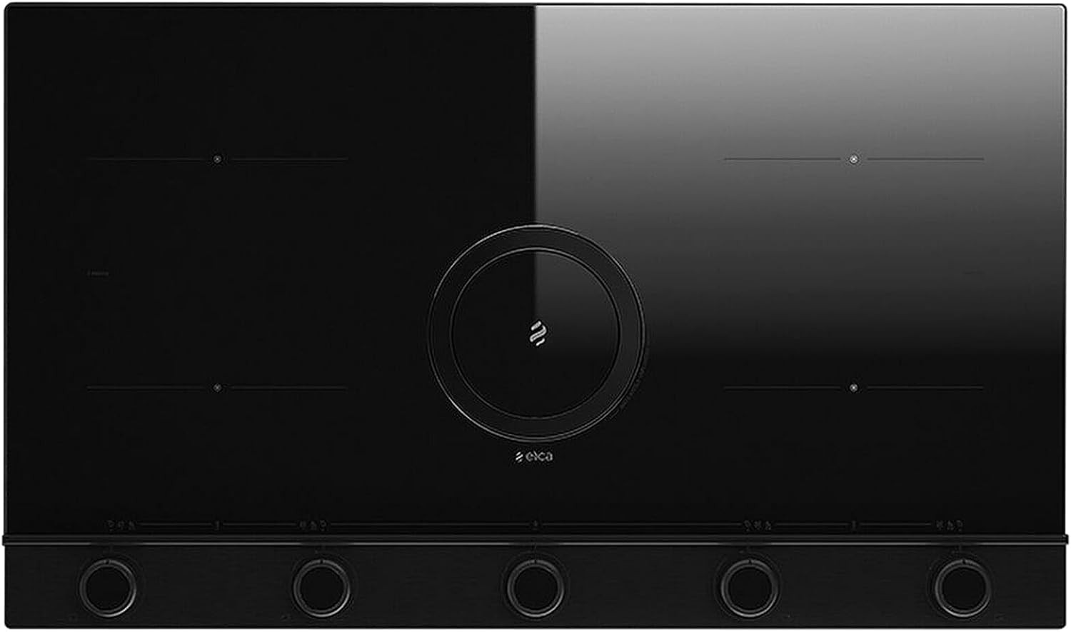 PRF0184546-Elica Aspirasyon + Ocak Nıkolatesla Unplugged Bl/A/90 Cm