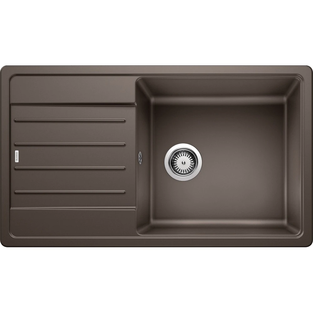 523331-Blanco Legra Xl 6 S Damlalıklı Granit Eviye Kahve