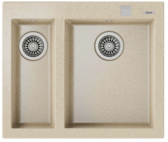 115260021-Teka Forsquare 590 Tg Avena Beige Granit Eviye