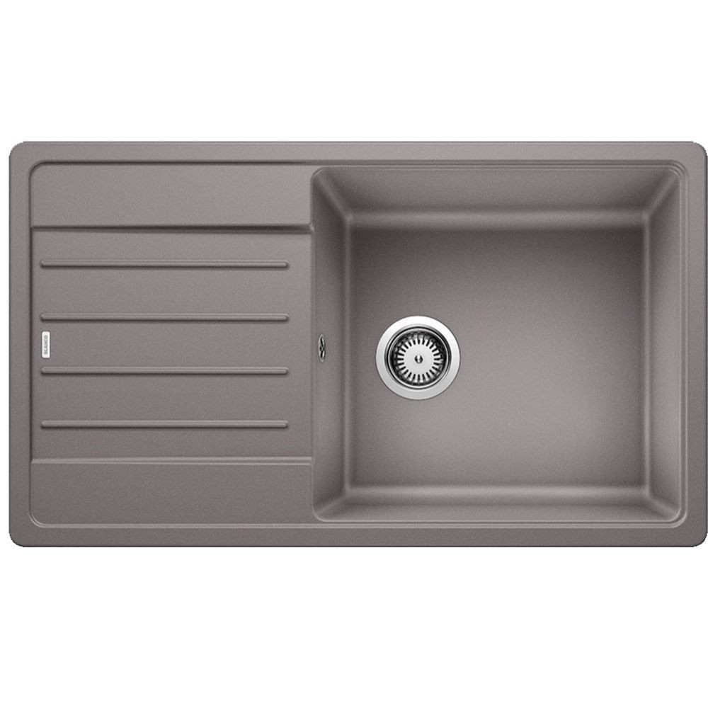 523327-Blanco Legra Xl 6 S Damlalıklı Granit Eviye Alu Metallic