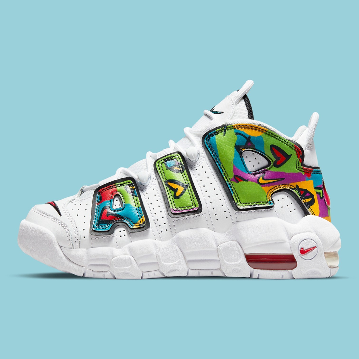 Nike Air More Uptempo Peace, Love, Swoosh