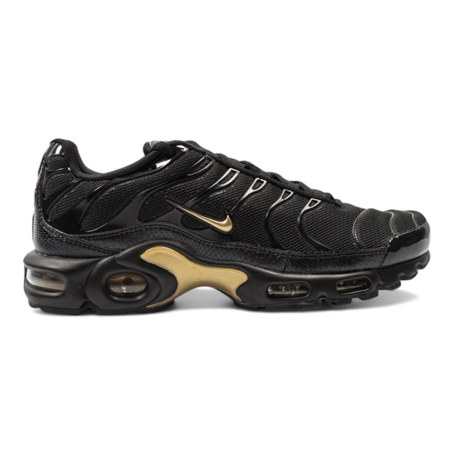 Nike Air Max Plus Black Metallic Gold