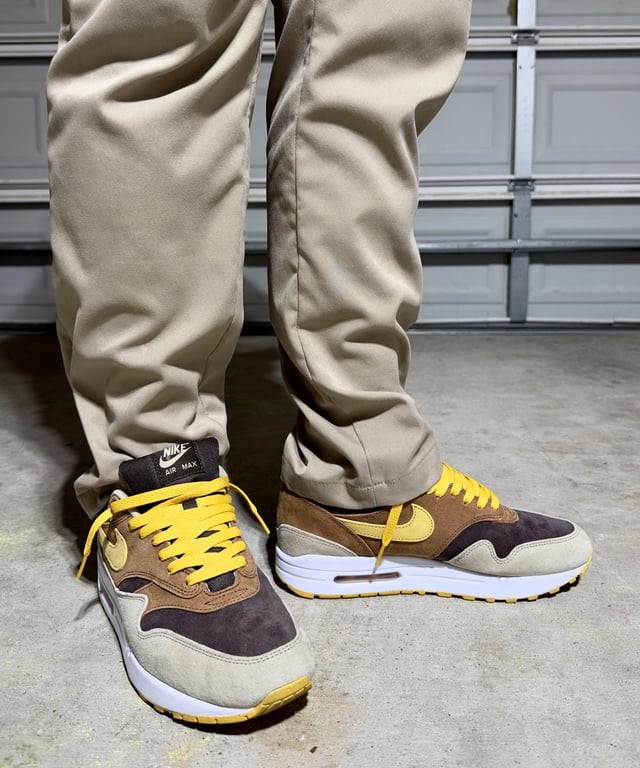 Nike Air Max 1 PRM Duck Pecan Yellow Ochre