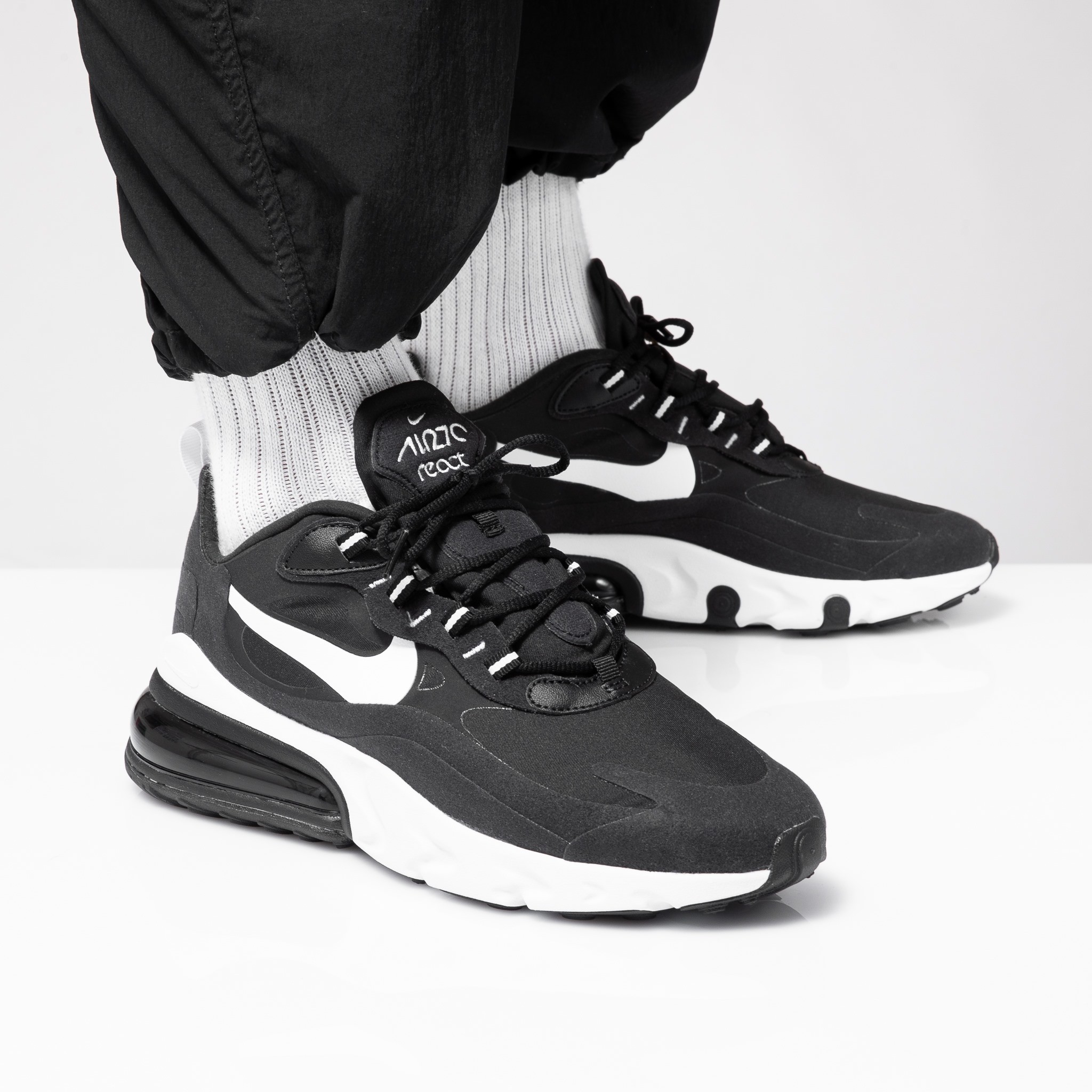 Nike Air Max 270 React Black White