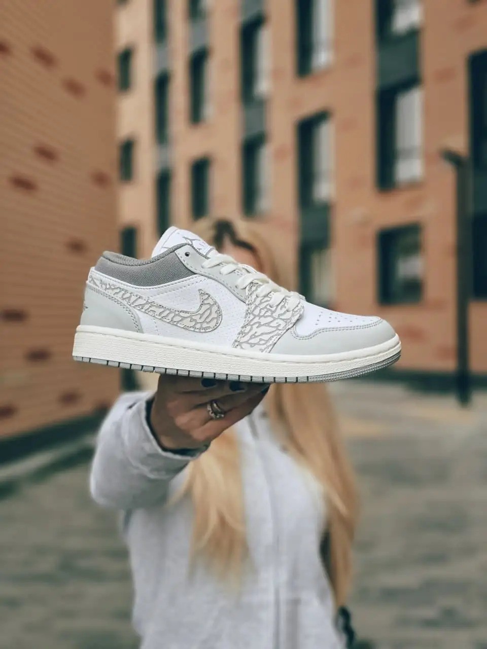 Nike Air Jordan 1 Low PRM Smoke Grey Elephant